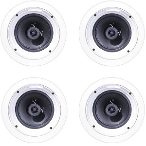 Klipsch R-1650-C In-Ceiling Speaker - White (4-Pack) - 1 of 4