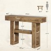 Tribesigns 41.34"Farmhouse Console Table, 2-Tier Narrow Sofa Table Behind The Couch, with Storage Shelves for Living Room - 2 of 4