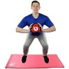 CanDo, Firm Medicine Ball, 8" Diameter, Yellow, 2 lbs. - 3 of 3