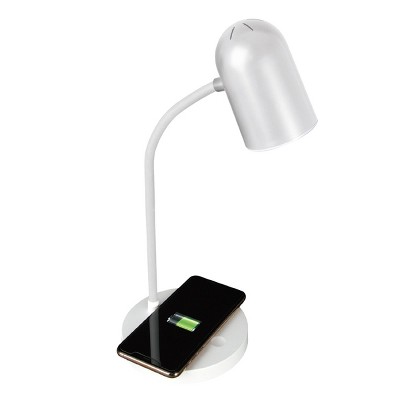LED Brody Wireless Charging Desk Lamp White - OttLite