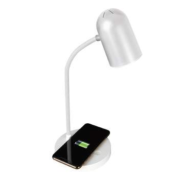 OttLite Desk Lamp/Night Light with Three Brightness Settings, USB Port & Qi  Certified Wireless Charging Pad for iPhone®/Android White I0342Q - Best Buy