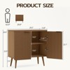 Sevobal Decorative Storage Cabinets, Self-Serve Lockers Recessed Cabinets In Kitchen and Dining Room Entrance Cabinets, Brown 29.5*13.8 *29.9 - 2 of 4