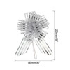 Unique Bargains Bright Metallic Gift Wrapping Large Pull Bow Ribbon for Wedding 5 Pcs - 2 of 4
