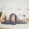 11Pcs Modular Kids Couch for Toddler Creative Play, Kids Convertible Sofa Foam Couch Playset for Playroom - 4 of 4