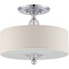 Quoizel Lighting Downtown 3 - Light Semi-Flush Mount in  Polished Chrome - 3 of 4