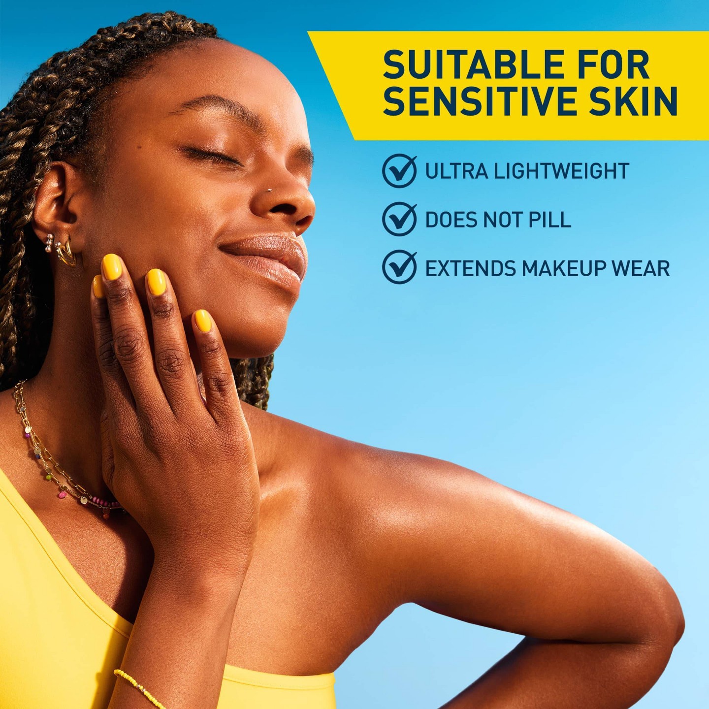 Минеральное солнцезащитное средство для лица CeraVe Invisible SPF 50, 1.62 fl oz — фото 3