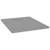 VidaXL Shower Base Tray SMC Gray 39.4 in.x31.5 in. - 2 of 4