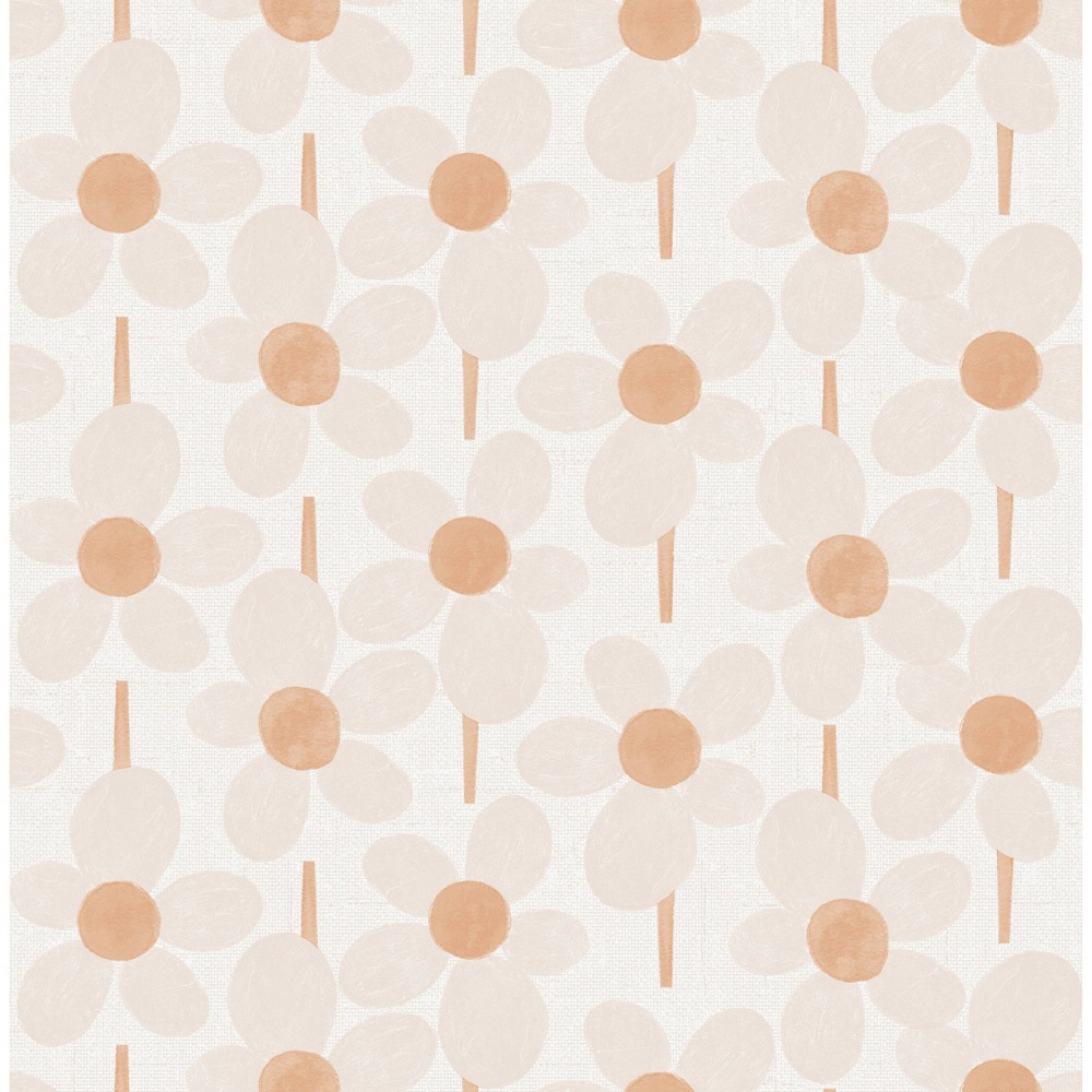 Tempaper & Co. 28 sq ft Flower Power Peel and Stick Wallpaper by Novogratz