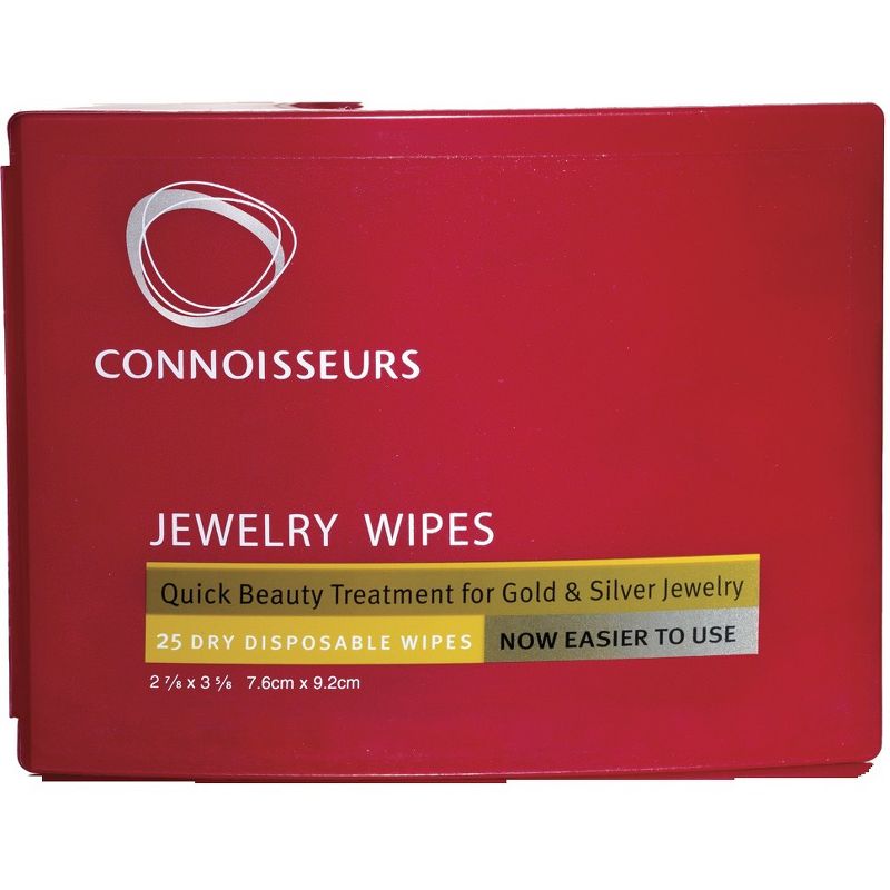 Connoisseurs Jewelry Wipe Compact 25 Wipes - Red, 1 of 4