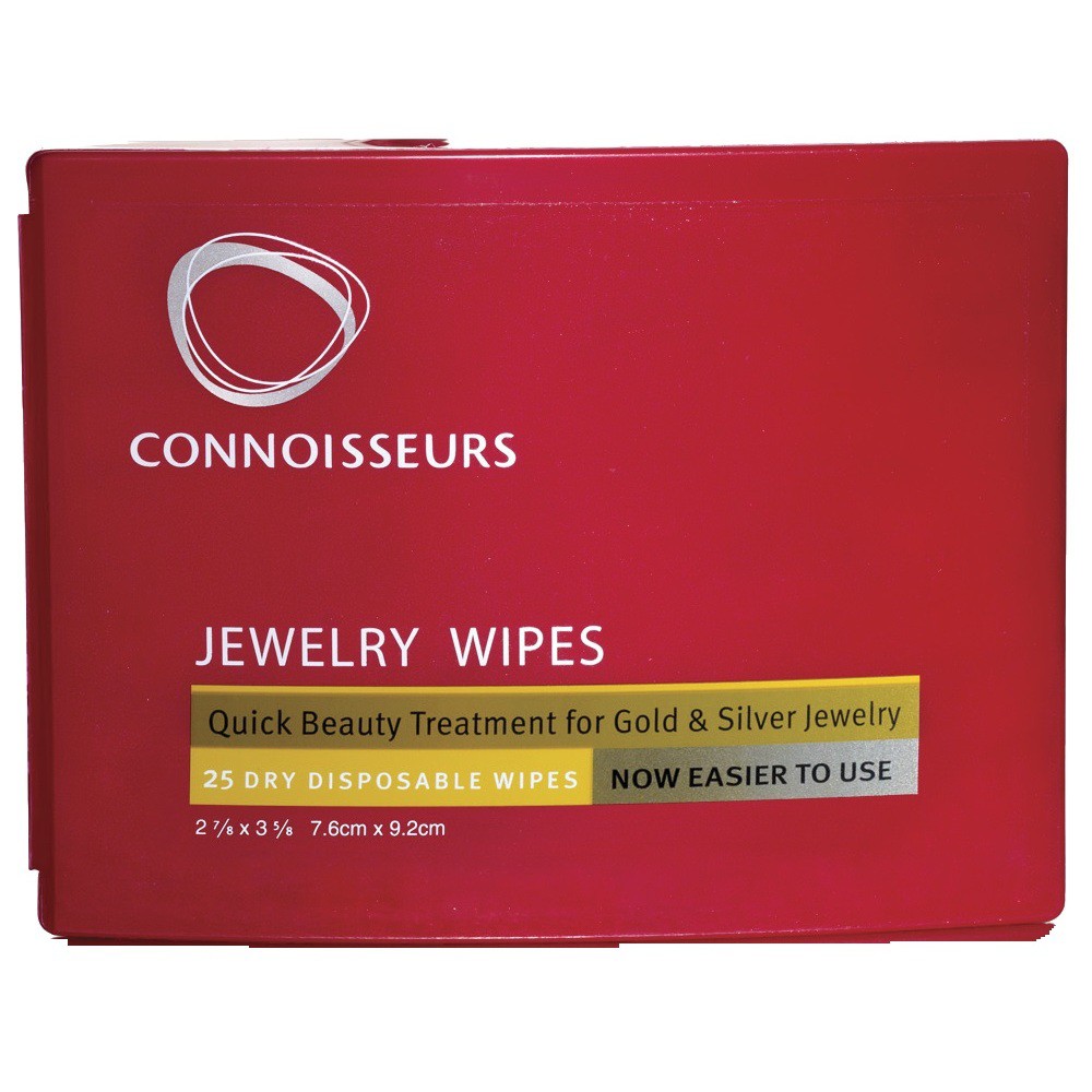 UPC 078682000106 product image for Connoisseurs Jewelry Wipe Compact 25 Wipes - Red: Polishing Cloth for Silver & G | upcitemdb.com