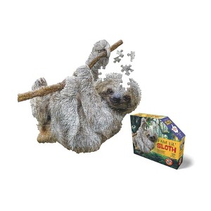Madd Capp Puzzles: I AM Lil’ Sloth -100 Pieces-Animal Shaped Jigsaw Puzzle - 1 of 1