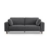 MINIMORE Modern Style 85''W Lassie 3Seater Square Arm Sofa - 4 of 4