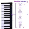 Costway 61 Key Digital Piano Recital MIDI Keyboard White Black - 2 of 4
