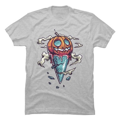 Men's Design By Humans ice cream halloween By onemoredesign T-Shirt