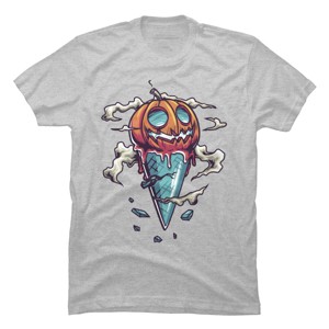 Men's Design By Humans ice cream halloween By onemoredesign T-Shirt - 1 of 2