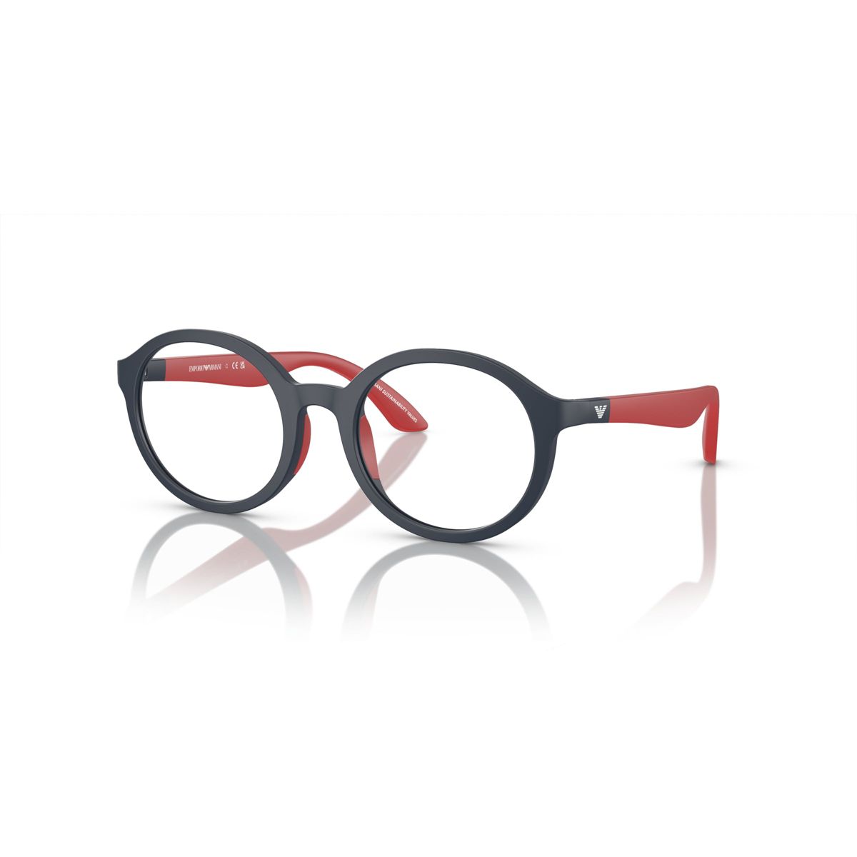 Emporio Armani EK3005 46mm Child Round Eyeglasses Demo Lens Lens