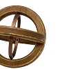 Orb Decorative Accent Natural Wood & Metal by Foreside Home & Garden - 3 of 4