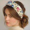 Wrapables Wide Knotted Headbands, Top Knot Headbands for Women and Girls, Floral - 3 of 4
