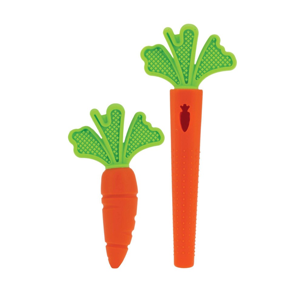 Nuby Silicone Veggie Teether Combo - 2pk