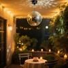 Yescom 12inch/16inch Large Hanging Disco Mirror Glass Ball for DJ Dance Club Home Party Window Display Garden Decorative Objects - 3 of 4
