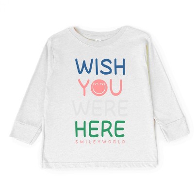 The Juniper Shop SmileyWorld Wish You Were Here Toddler Long Sleeve Tee