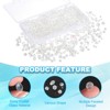Unique Bargains Craft Embellishments Glass Assorted Beads with Container Box - 3 of 4