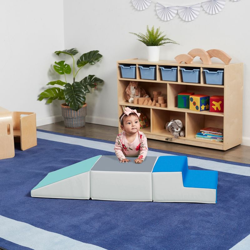 ECR4Kids SoftZone Junior Little Me Climb Crawl and Slide - Indoor Active Play for Babies and Toddlers, 6 of 11