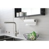 Tramull Stainless Steel Paper Towel Holder, Under Cabinet Mount, Adhesive/Screw Installation - 4 of 4