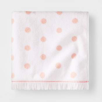 Dot Kids' Towel Pink with SILVADUR™ Antimicrobial Technology - Pillowfort™