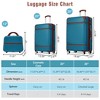 20"/24"/28" Hardshell Luggage, Lightweight Spinner Suitcase with TSA Lock, with/without Cosmetic Case 4M -ModernLuxe - 3 of 4