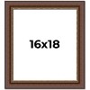 PosterPalooza | Traditional Brown Picture Frame - UV Acrylic, Foam Board Backing, Hanging Hardware - 2 of 4