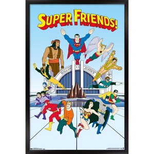 Trends International DC Comics TV - Super Friends - Team Framed Wall Poster Prints - 1 of 4
