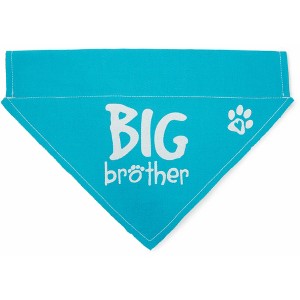 Pavilion Gift Company - Big Brother - 12" x 8" Canvas Slip on Pet Bandana - Pet Apparel Accessories - 1 of 4
