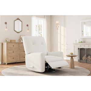 Nursery Recliner Chair, 360° Swivel Rocking Glider Chair for Adults with Adjustable Backrest & Footrest - 1 of 4
