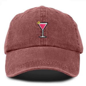 Dalix Cosmo Embroidered Cap Cotton Cosmopolitan Baseball Cute Cool Dad Hat Womens - 1 of 4