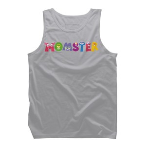 Men's Design By Humans Cute Momster Cartoon Monster By averilshop Tank Top - 1 of 2