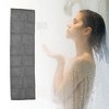 Unique Bargains Elasticity Body Scrub Towel for Shower 39.37"x9.84" Black 1 Pc - 2 of 4