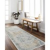 Hauteloom Neta Orange & Light Blue Washable Rug - 2 of 4