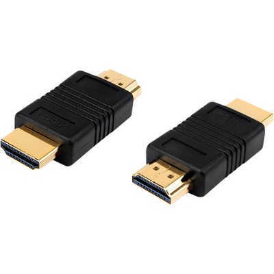 4XEM HDMI A Male To HDMI A Male Adapter - 1 x HDMI (Type A) Male Digital Audio/Video - 1 x HDMI (Type A) Male Digital Audio/Video - Gold Connector