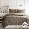 PAGED Comforter Set, 3M Scotchgard Diamond Quilting Reversible Bedding Set with 1 Comforter and 2 Matching Shams - 3 of 4