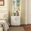 Christopher Knight Home Orrun Modern Bulging Designed Storage Nightstand with 2 Drawers - 2 of 4
