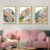 FONTOI 3pcs Colorful Cityscape Framed Wall Art, Scenery Oil Painting Modern Wall Decor Living Room, Sofa Background, Multicolored 18"* 24"*1.2" - 2 of 4