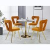 NicBex  Set of 2  Modern Dining Chairs with Plush Cushions,Armless Chairs with Metal Frame  for Kitchen,Living Room - 2 of 4