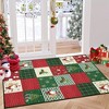 Christmas Washable Area Rug Holiday Decor Non-Slip Non Shedding Rugs - 2 of 4