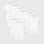 Hanes Men's 6+2 Bonus Pack Crew Neck T-Shirt - White