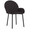 vidaXL Dining Chairs 2 pcs Black Faux Leather - 3 of 4