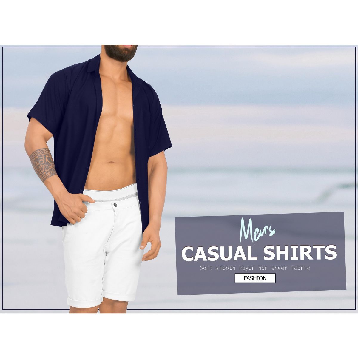HAPPY BAY Men's Short Sleeve Button Down Casual Collar Summer Beach Shirts Business Shirts for Men Vacation Solid Shirts with Pocket 7XL Blue,Solid - thumbnail 7