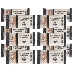 Kate's Real Food White Chocolate Macadamia Bar - Case of 12/2.2 oz - 1 of 4