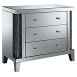 Carter 3 Drawer Side Table Silver - HOMES: Inside + Out