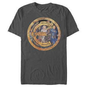 Men's Marvel Eternals Group Gold Badge T-Shirt - 1 of 4